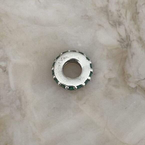 Michael Hill 925 Sterling Silver Emerald Charm Bead - Picture 3 of 3